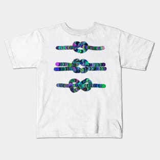 Colored Knots Abstract Kids T-Shirt